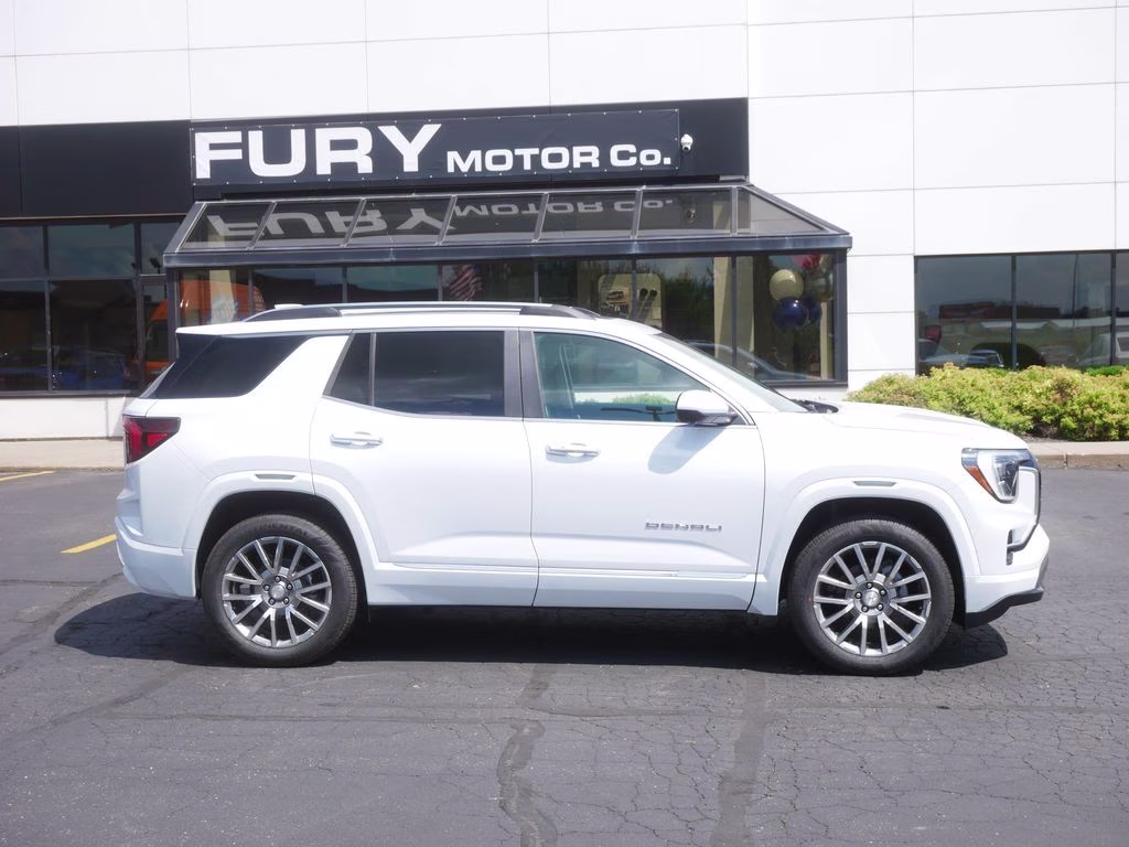 2026 Glacier White Tricoat GMC Terrain Denali AWD SUV