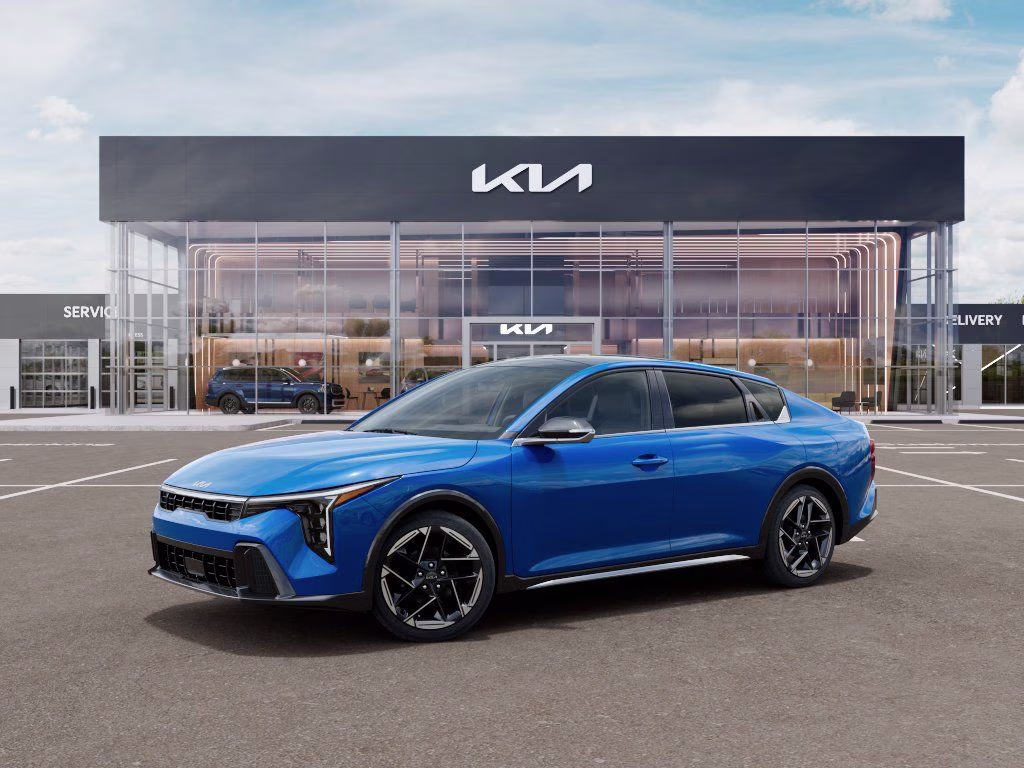2026 Wave Blue Kia K4 GT-Line FWD Sedan