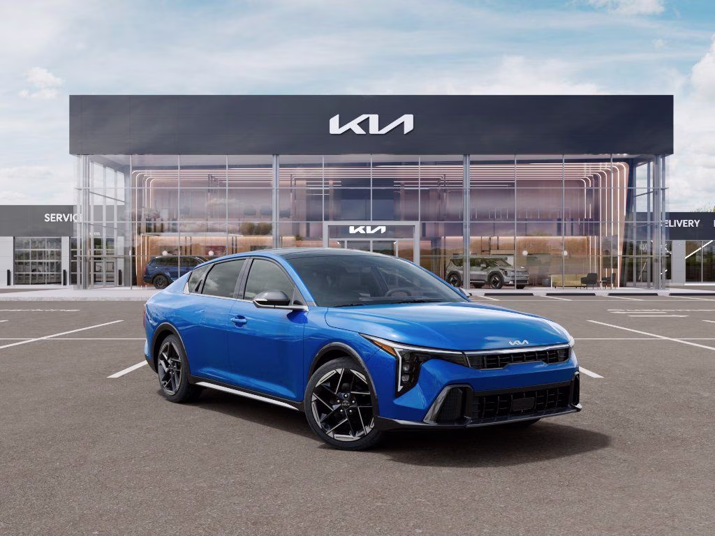 2026 Wave Blue Kia K4 GT-Line FWD Sedan
