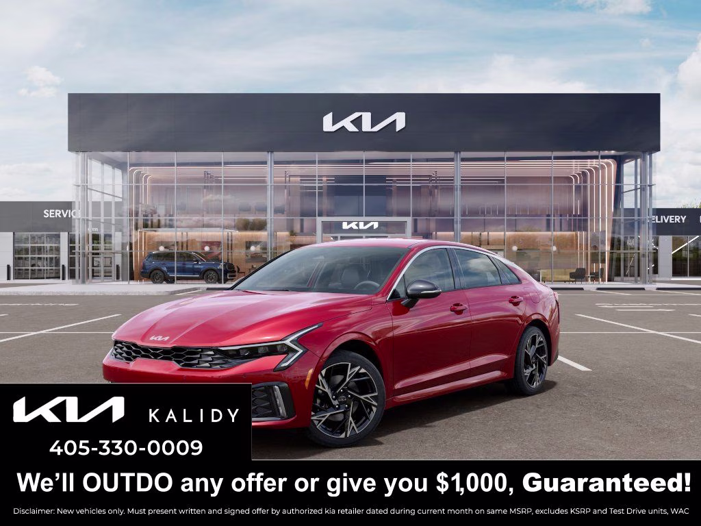 2026 Red Kia K5 GT-Line FWD Sedan