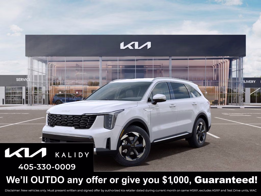 2026 Snow White Pearl Kia Sorento Hybrid EX FWD SUV