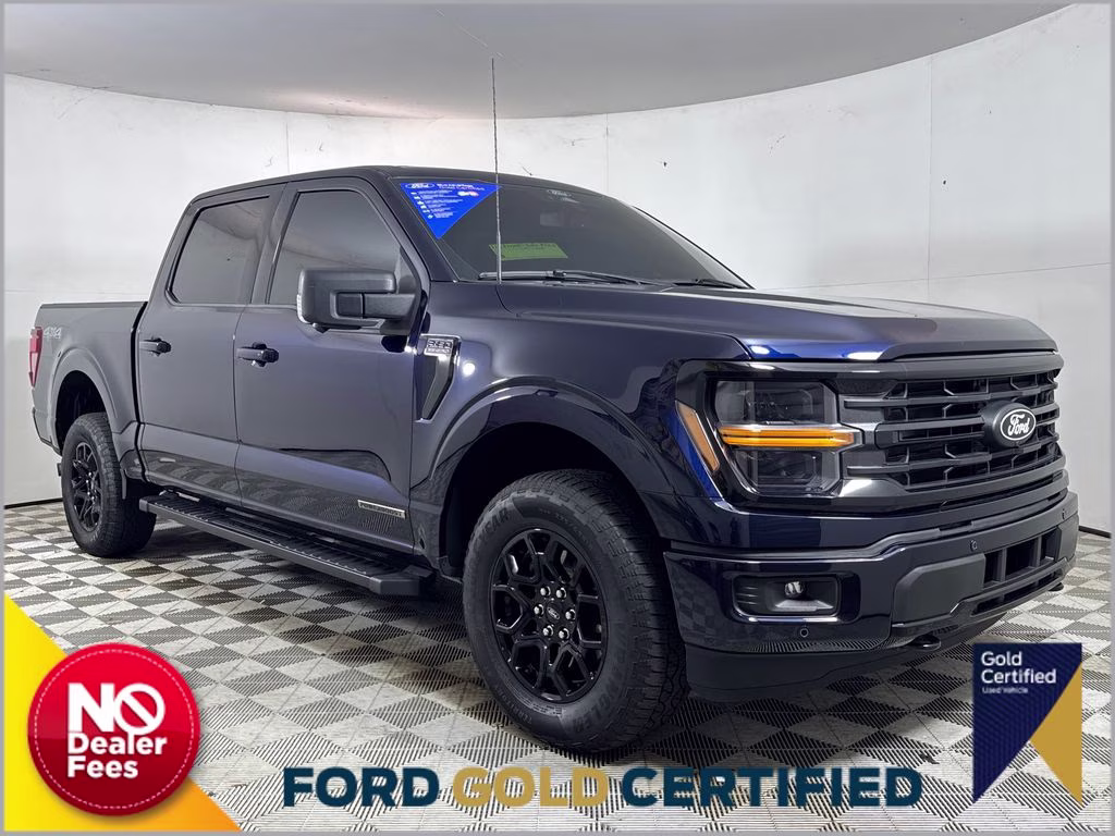 2025 Antimatter Blue Metallic Ford F-150 XLT 4X4 Truck