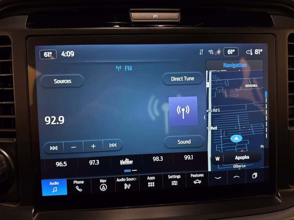 2025 Antimatter Blue Metallic Ford F-150 XLT 4X4 Truck