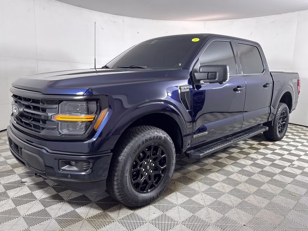 2025 Antimatter Blue Metallic Ford F-150 XLT 4X4 Truck