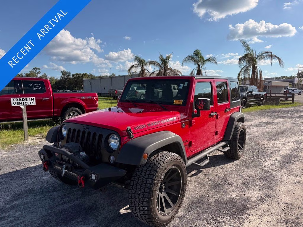2018 Firecracker Red Clearcoat Jeep Wrangler JK Unlimited Sport 4X4 SUV