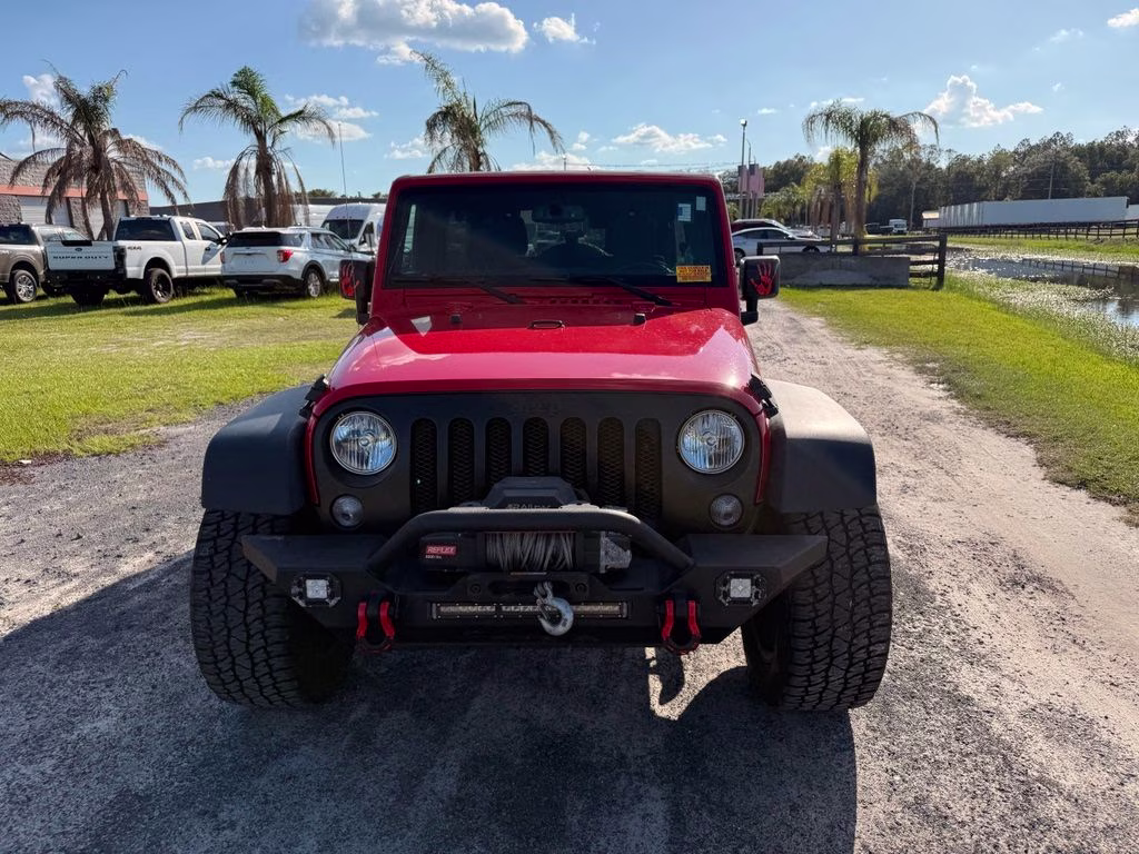 2018 Firecracker Red Clearcoat Jeep Wrangler JK Unlimited Sport 4X4 SUV