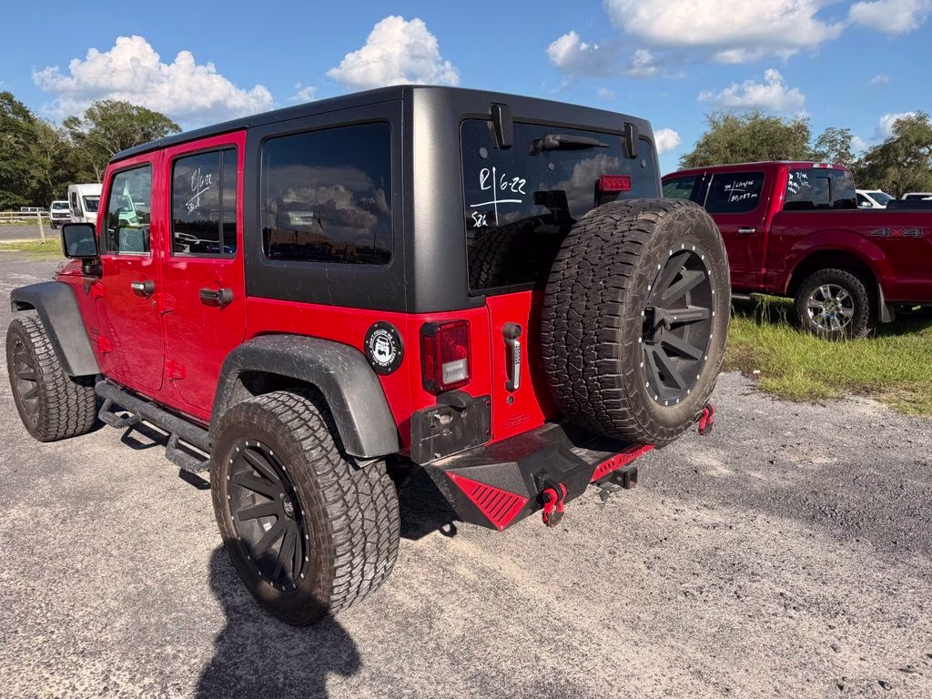 2018 Firecracker Red Clearcoat Jeep Wrangler JK Unlimited Sport 4X4 SUV