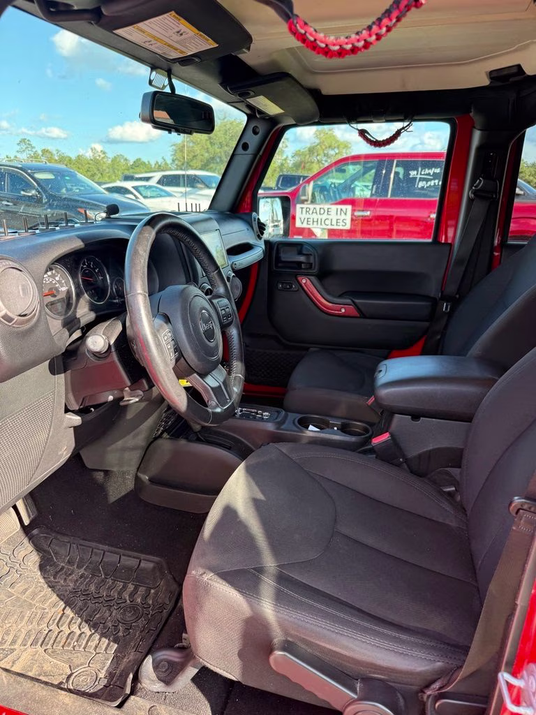 2018 Firecracker Red Clearcoat Jeep Wrangler JK Unlimited Sport 4X4 SUV