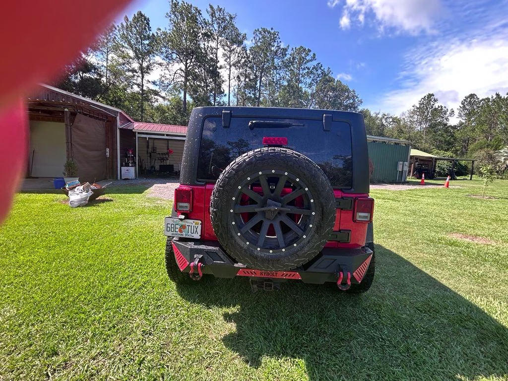 2018 Firecracker Red Clearcoat Jeep Wrangler JK Unlimited Sport 4X4 SUV