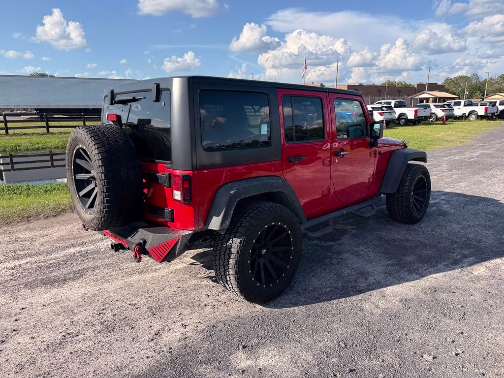 2018 Firecracker Red Clearcoat Jeep Wrangler JK Unlimited Sport 4X4 SUV