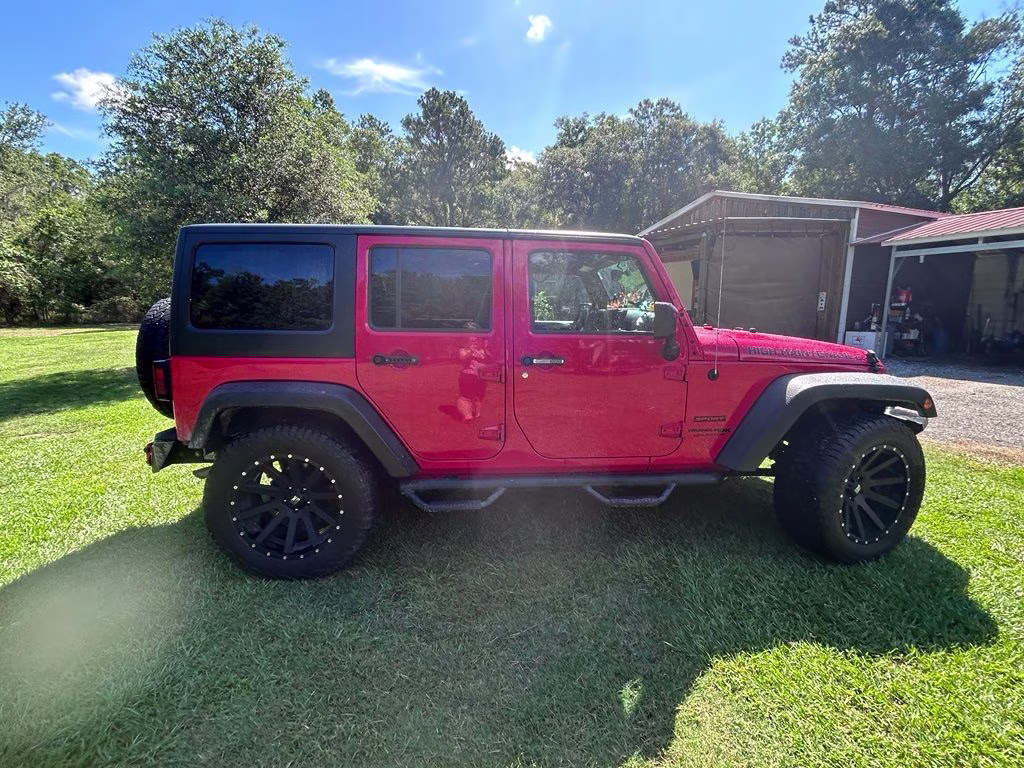 2018 Firecracker Red Clearcoat Jeep Wrangler JK Unlimited Sport 4X4 SUV