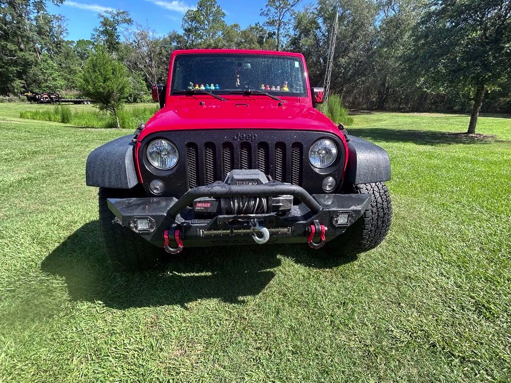 2018 Firecracker Red Clearcoat Jeep Wrangler JK Unlimited Sport 4X4 SUV