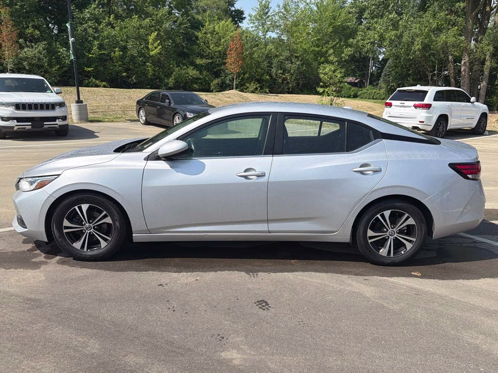 2023 Brilliant Silver Metallic Nissan Sentra SV FWD Sedan