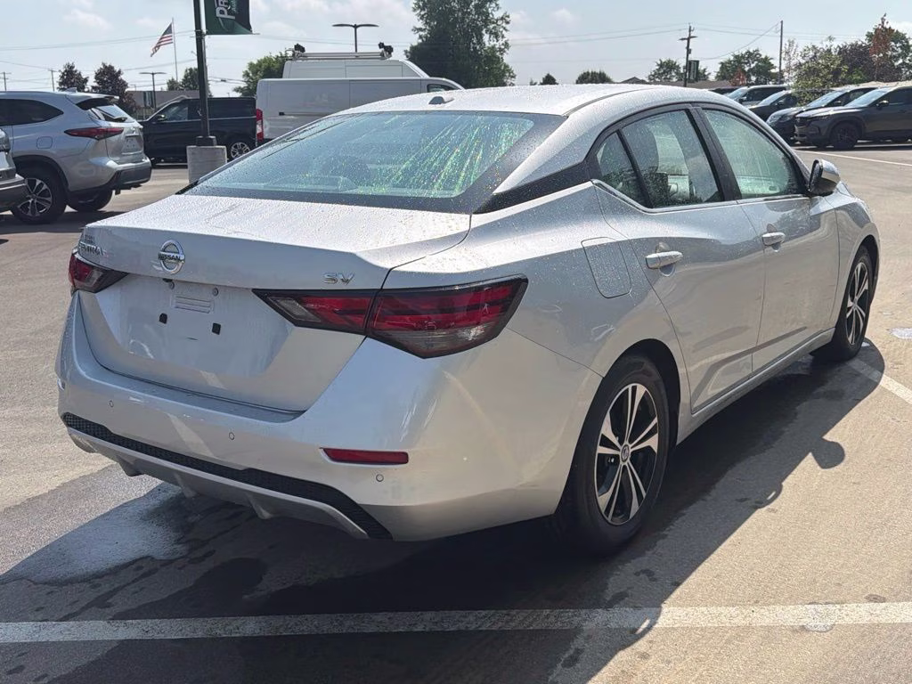 2023 Brilliant Silver Metallic Nissan Sentra SV FWD Sedan