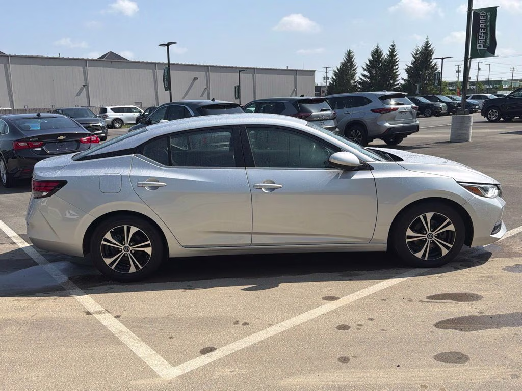 2023 Brilliant Silver Metallic Nissan Sentra SV FWD Sedan