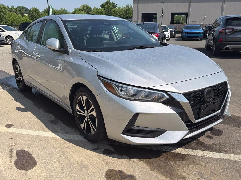 2023 Brilliant Silver Metallic Nissan Sentra SV FWD Sedan