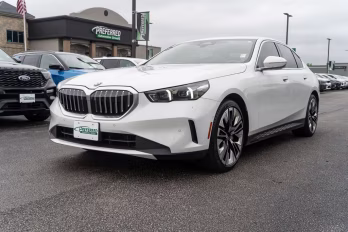 2024 White Metallic BMW 5 Series 540i xDrive AWD Sedan