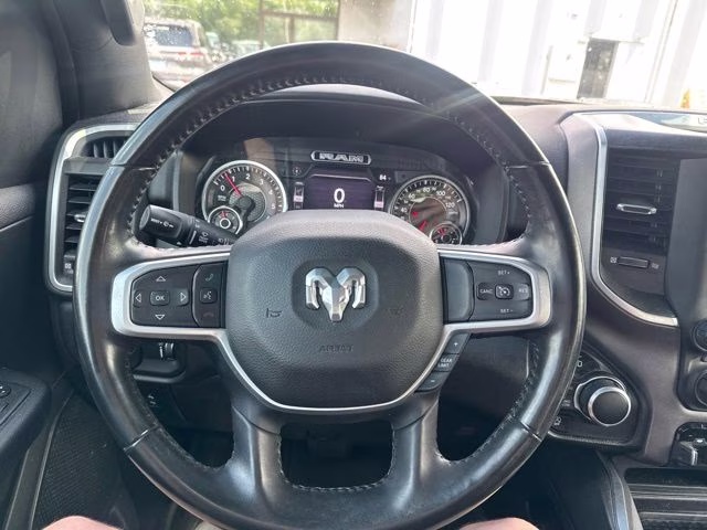 2021 Diamond Black Crystal Pearlcoat Ram 1500 Big Horn 4X4 Truck