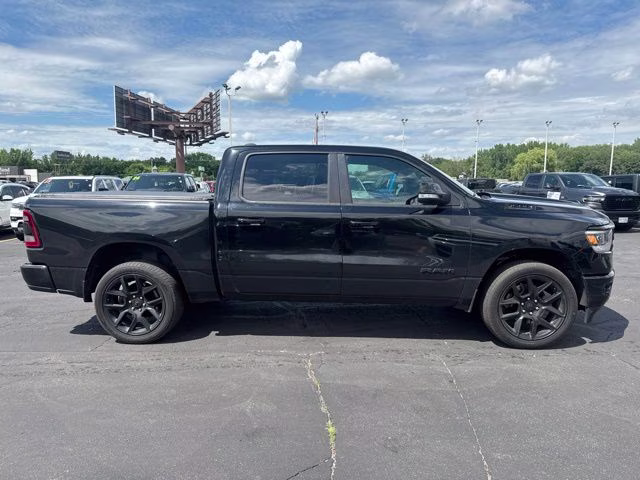 2021 Diamond Black Crystal Pearlcoat Ram 1500 Big Horn 4X4 Truck