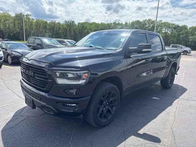 2021 Diamond Black Crystal Pearlcoat Ram 1500 Big Horn 4X4 Truck