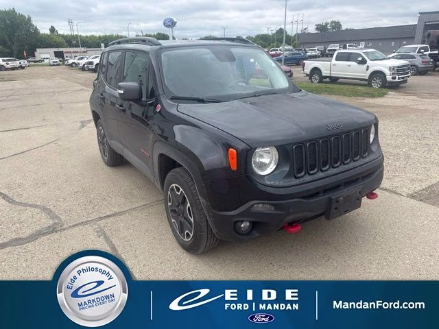 2017 Black Jeep Renegade Trailhawk 4X4 SUV