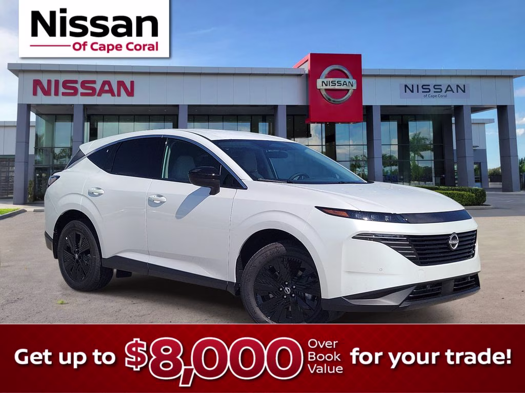 2026 Everest White Pearl Tricoat Nissan Murano SV AWD SUV