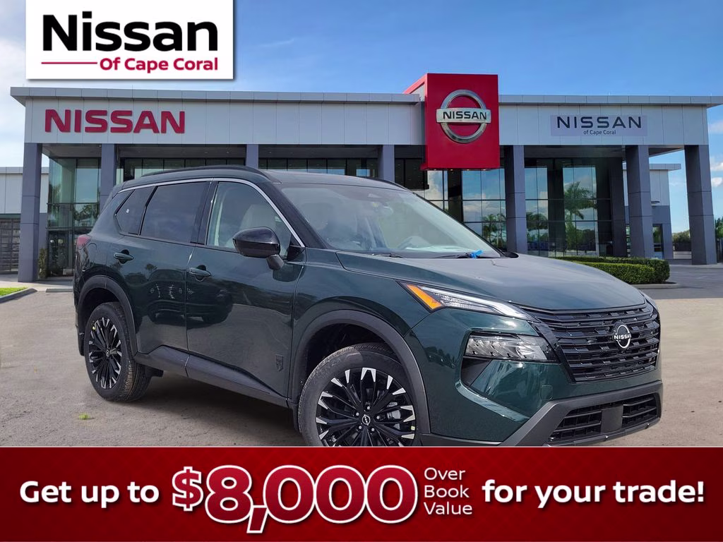 2026 Obsidian Green Nissan Rogue Dark Armor FWD SUV
