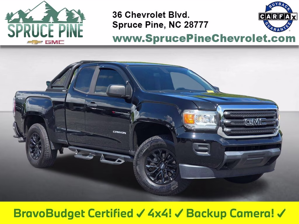 2017 Onyx Black GMC Canyon Base 4X4 Truck