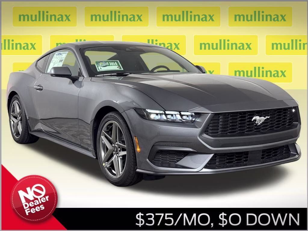 2026 Carbonized Gray Metallic Ford Mustang EcoBoost RWD Coupe