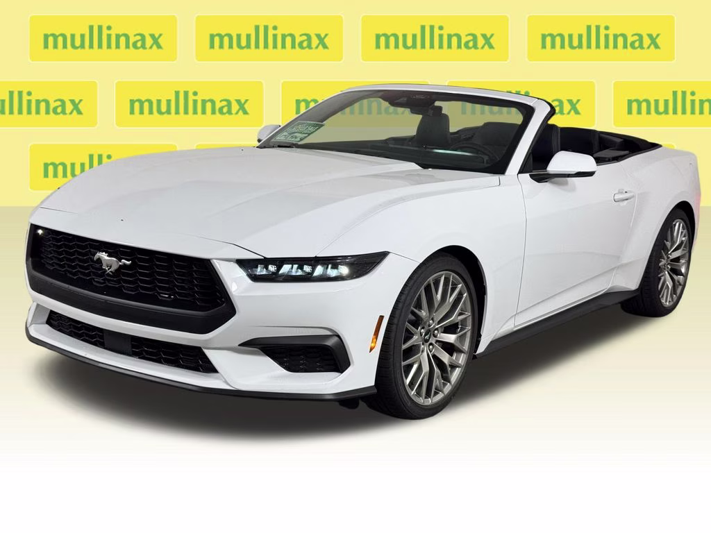 2026 Oxford White Ford Mustang EcoBoost Premium RWD Convertible