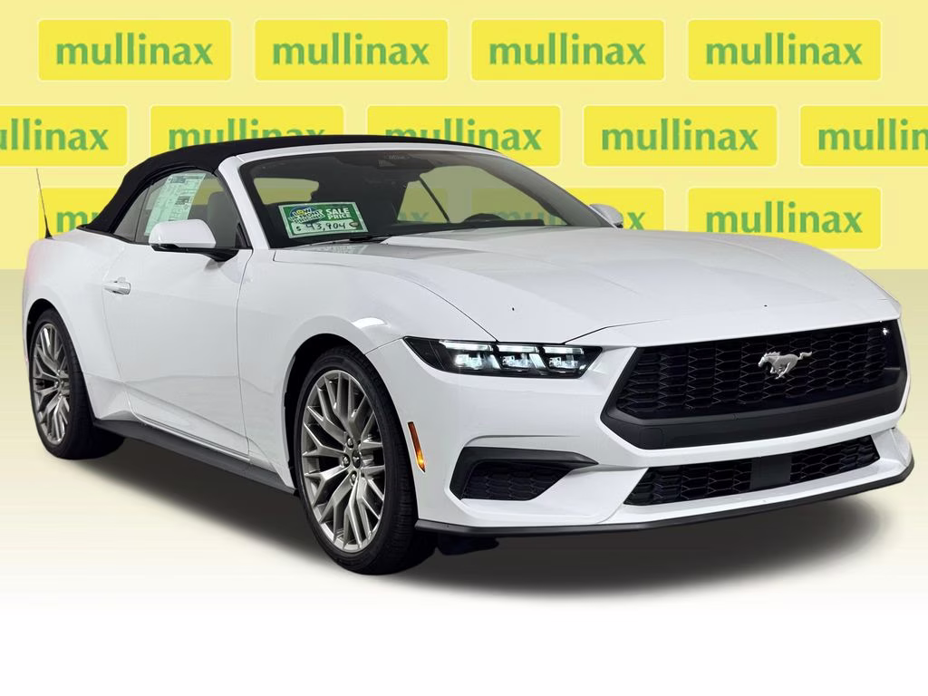 2026 Oxford White Ford Mustang EcoBoost Premium RWD Convertible