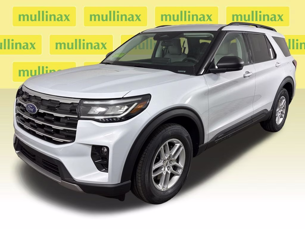 2026 Space White Metallic Ford Explorer Active RWD SUV