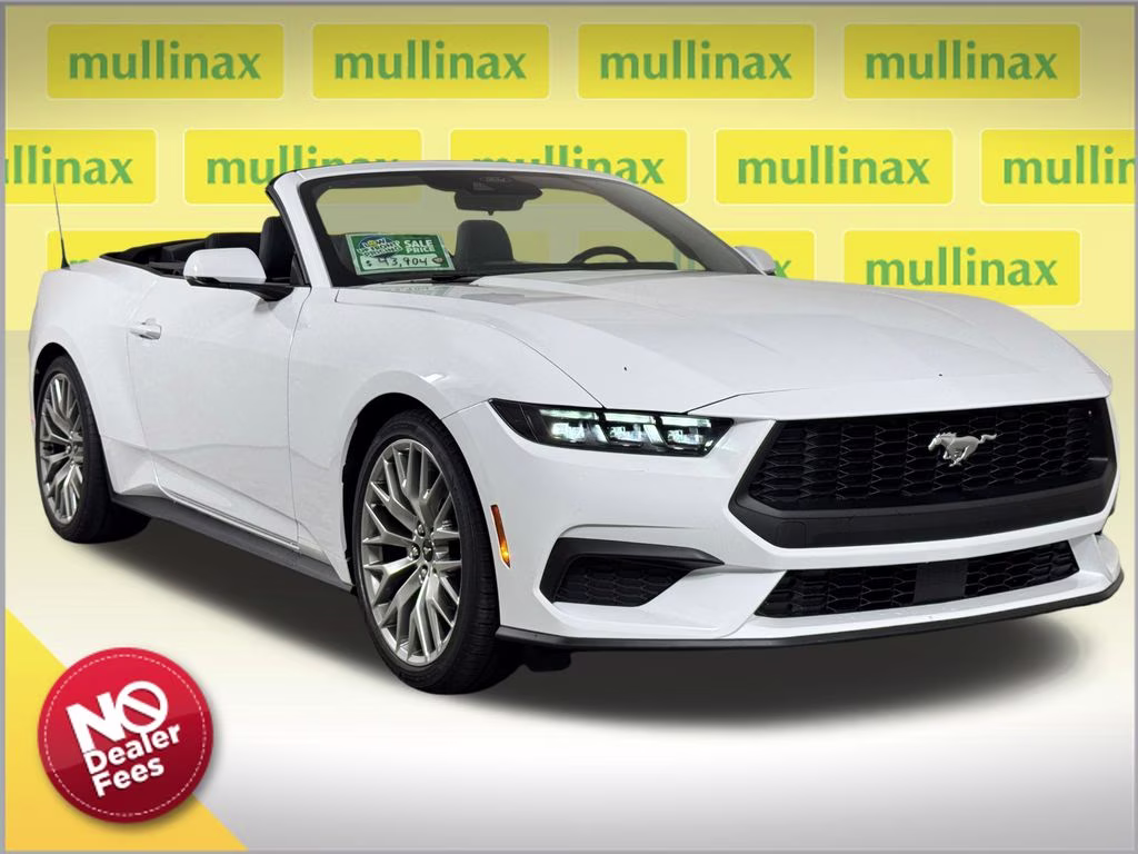 2026 Oxford White Ford Mustang EcoBoost Premium RWD Convertible