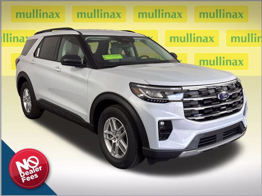 2026 Space White Metallic Ford Explorer Active RWD SUV