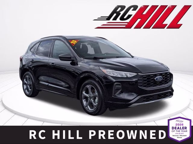 2023 Agate Black Metallic Ford Escape ST-Line FWD SUV