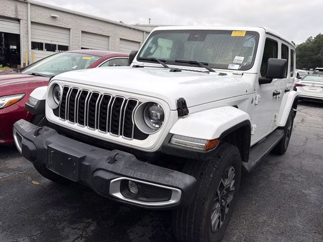 2024 Bright White Clearcoat Jeep Wrangler Sahara 4X4 SUV