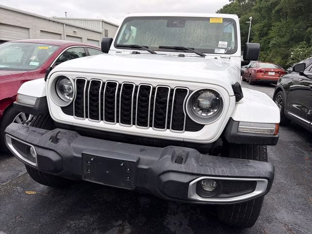 2024 Bright White Clearcoat Jeep Wrangler Sahara 4X4 SUV