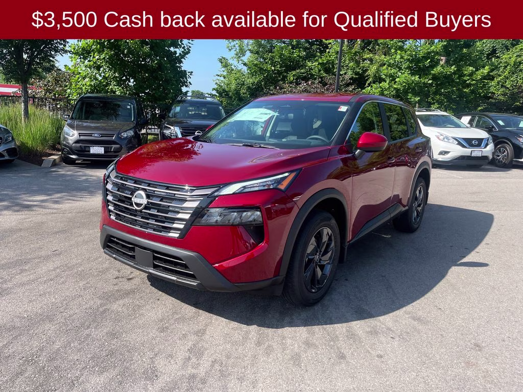 2026 Scarlet Ember Tintcoat Nissan Rogue SV FWD SUV