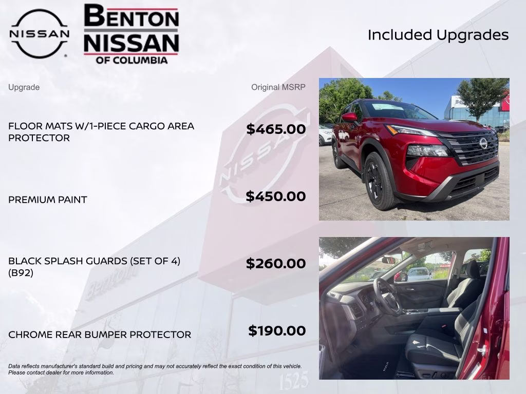 2026 Scarlet Ember Tintcoat Nissan Rogue SV FWD SUV