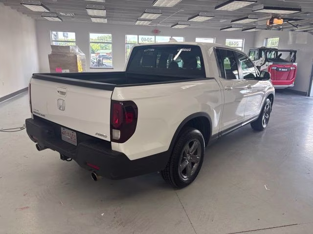 2023 Platinum White Pearl Honda Ridgeline RTL AWD Truck