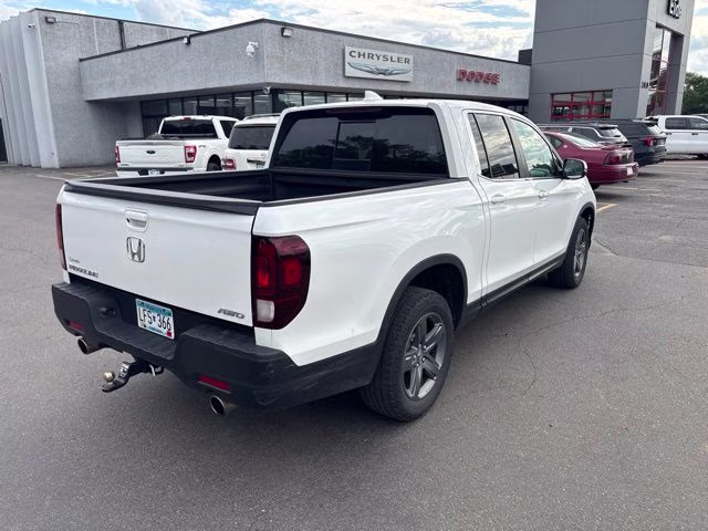 2023 Platinum White Pearl Honda Ridgeline RTL AWD Truck
