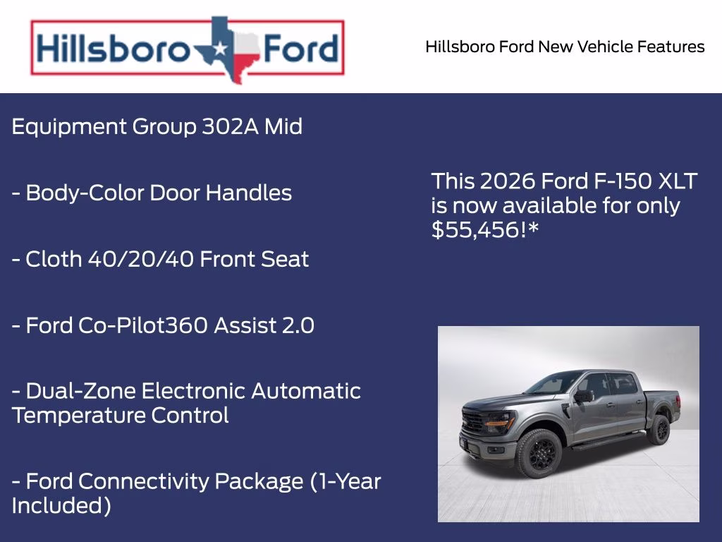 2026 Carbonized Gray Metallic Ford F-150 XLT 4X4 Truck