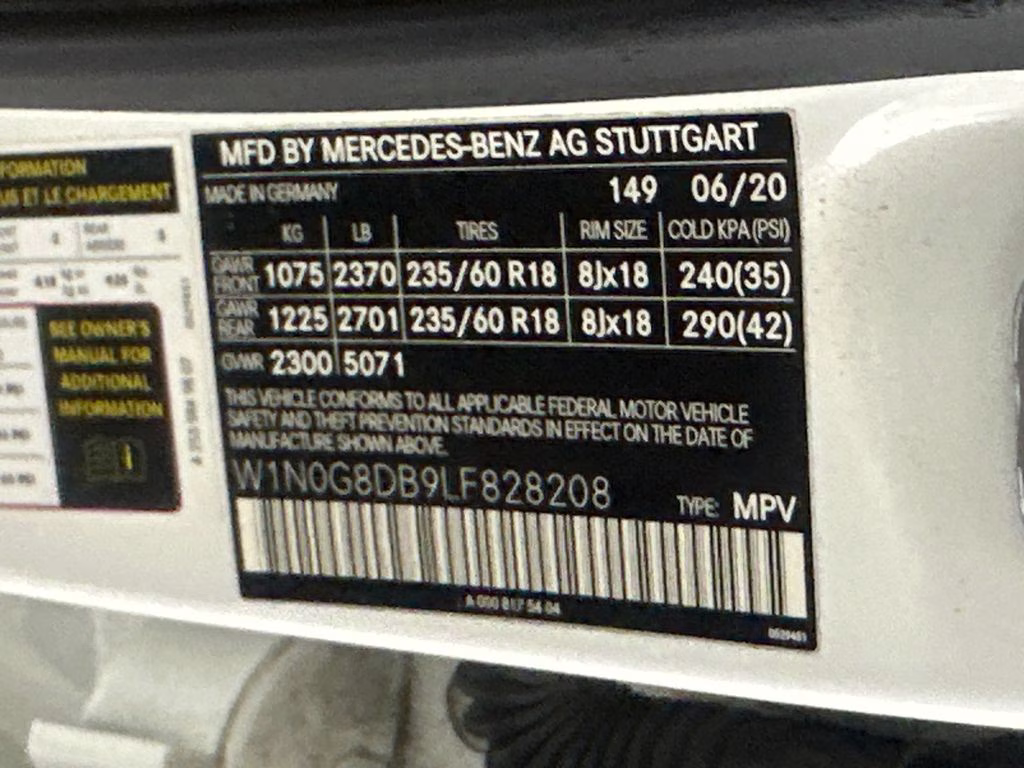 2020 Polar White Mercedes-Benz GLC GLC 300 RWD SUV