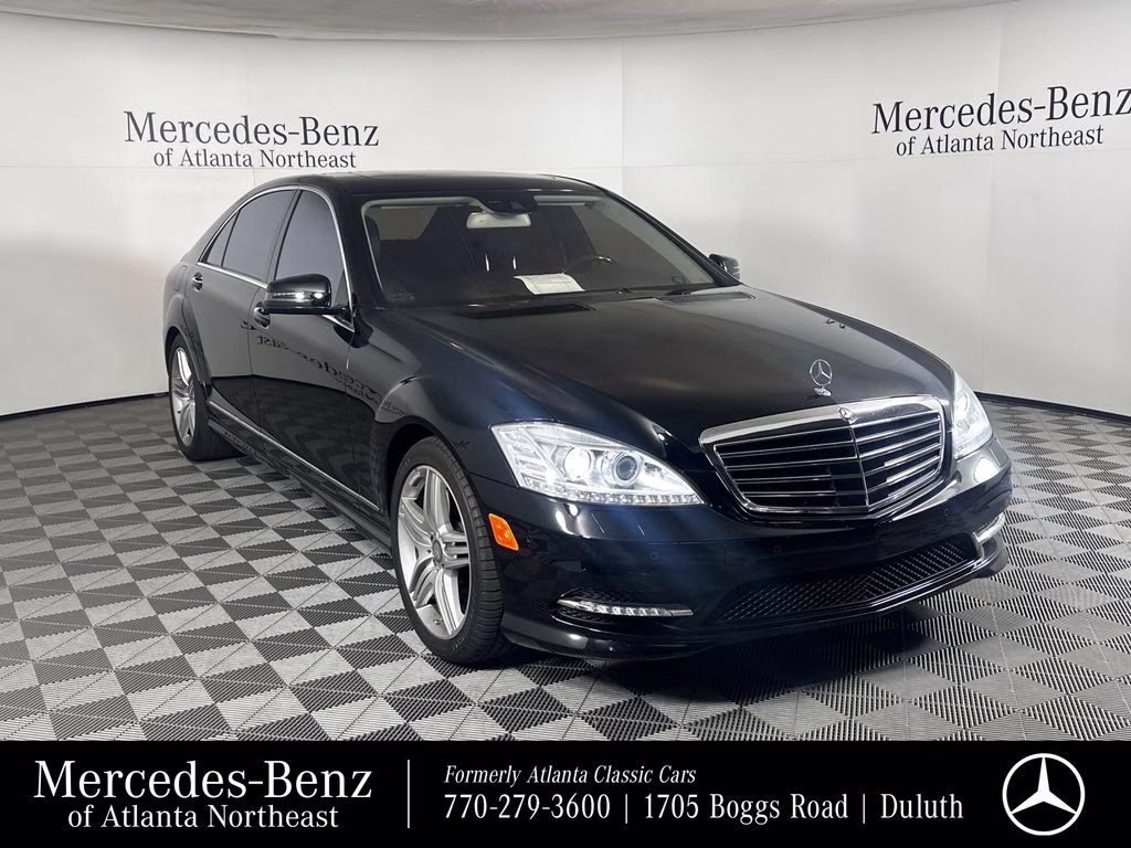 2013 Black Mercedes-Benz S-Class S 550 RWD Sedan