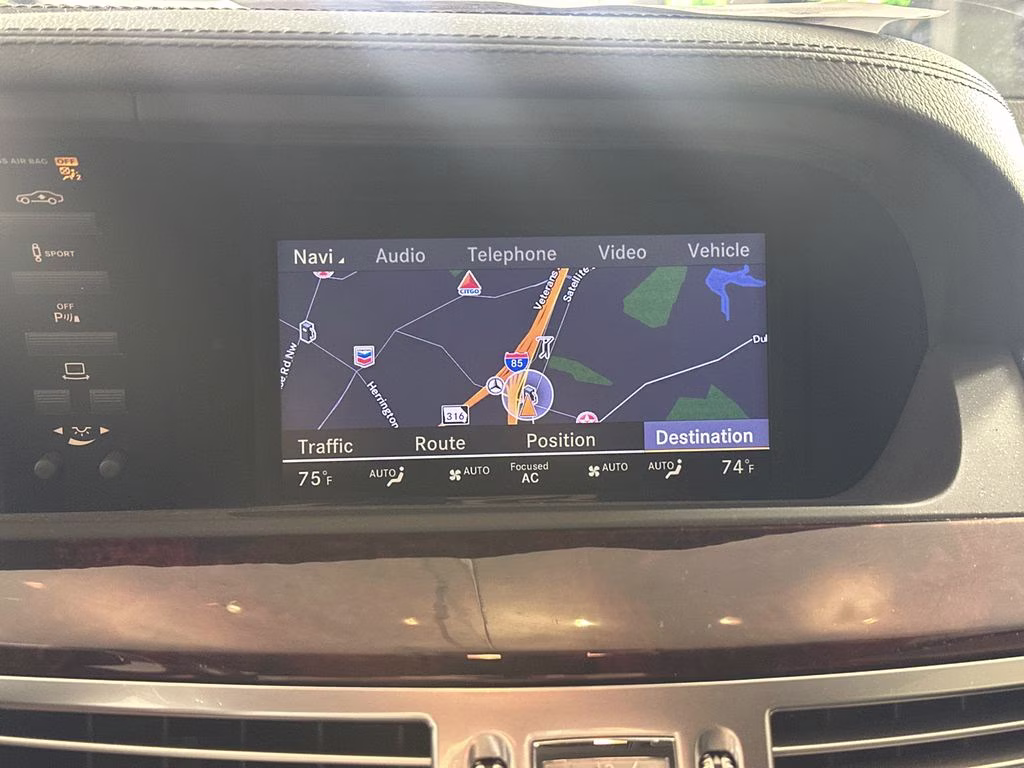 2013 Black Mercedes-Benz S-Class S 550 RWD Sedan