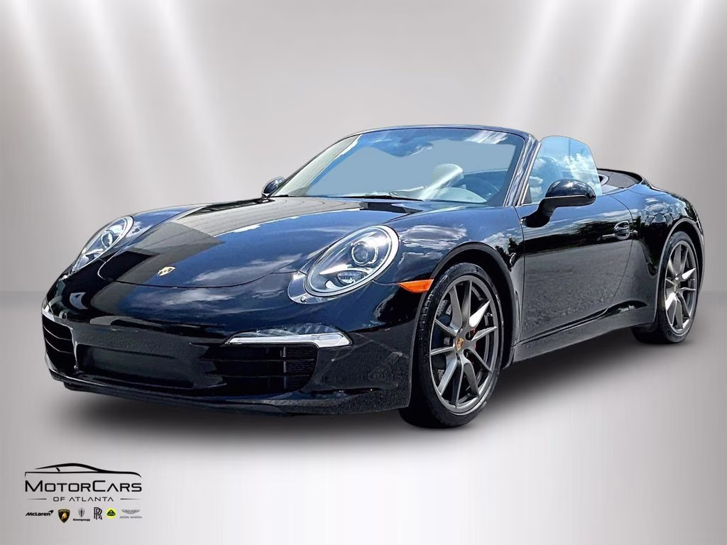 2016 Black Porsche 911 Carrera S Cabriolet 7-Speed RWD Convertible