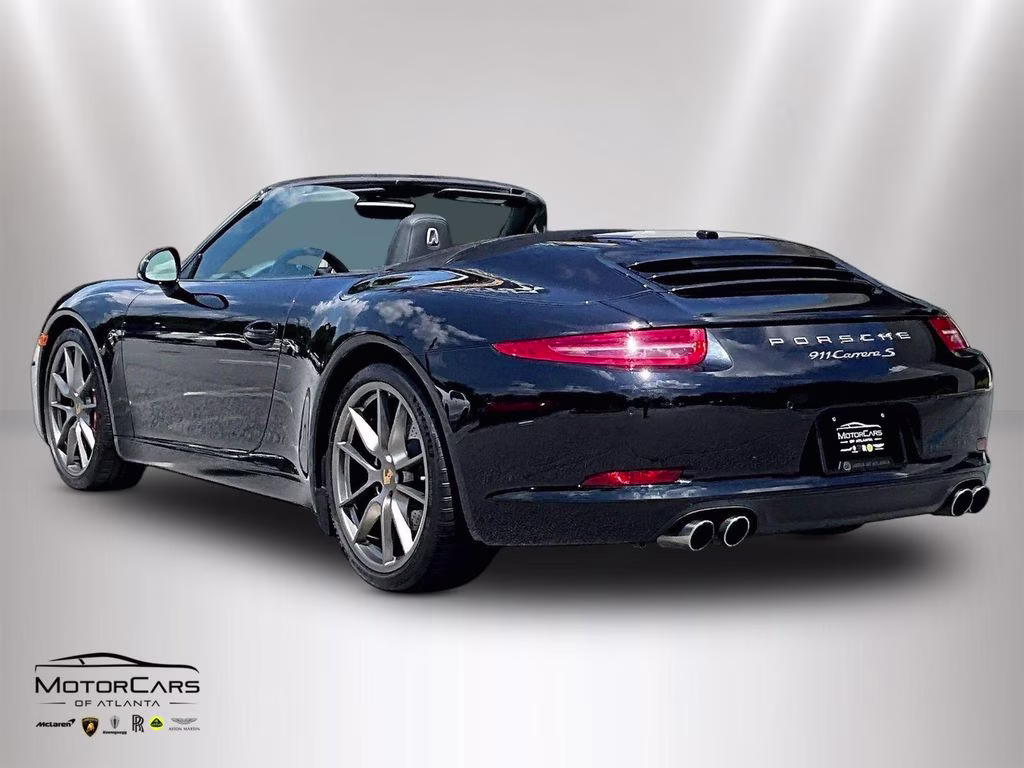 2016 Black Porsche 911 Carrera S Cabriolet 7-Speed RWD Convertible