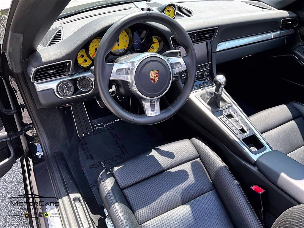 2016 Black Porsche 911 Carrera S Cabriolet 7-Speed RWD Convertible