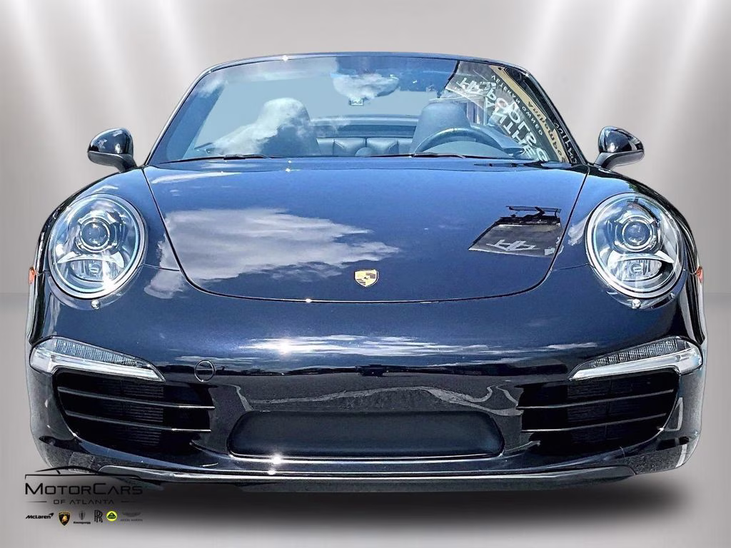 2016 Black Porsche 911 Carrera S Cabriolet 7-Speed RWD Convertible
