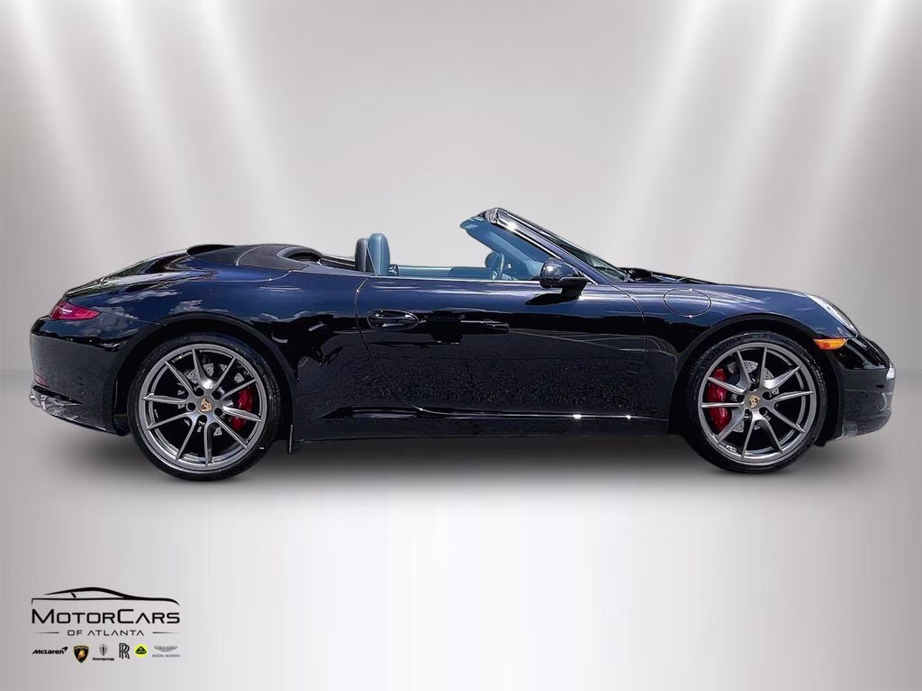 2016 Black Porsche 911 Carrera S Cabriolet 7-Speed RWD Convertible